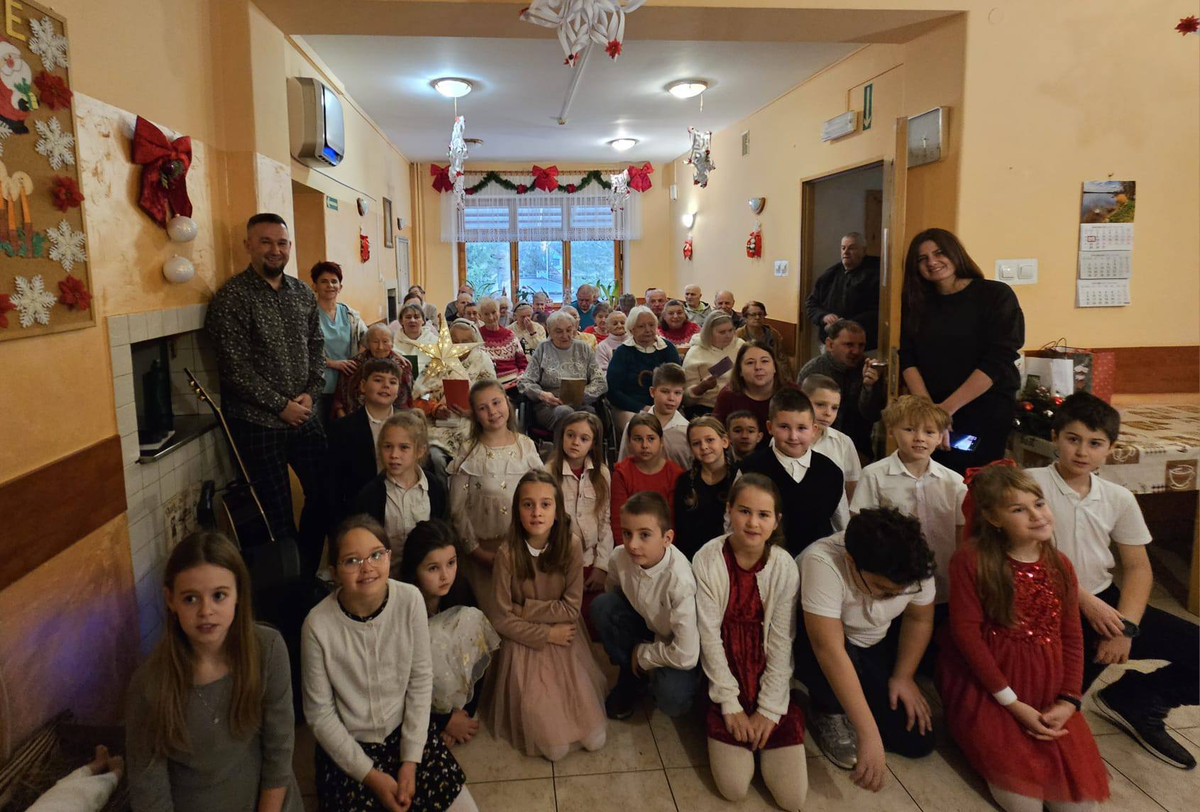 Odwiedziny w DPS w Muszynie