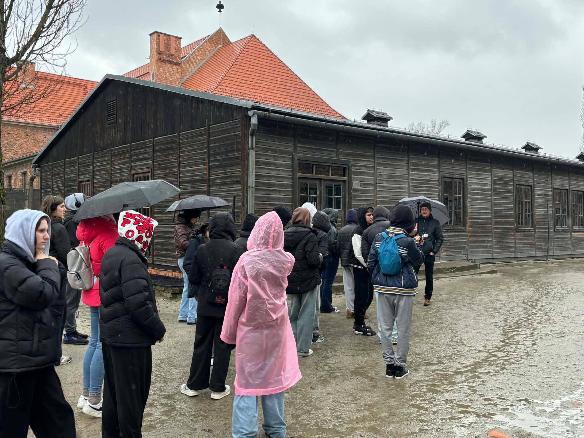 Wycieczka klas ósmych do Oświęcimia