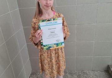 Ogromny sukces uczennicy klasy 4 a, Barbary Urbańskiej.