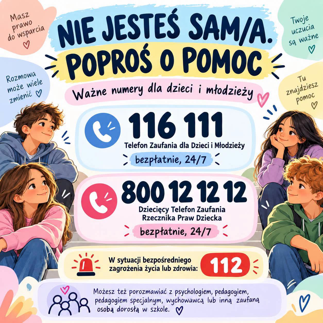 Tydzień Przeciwdziałania Przemocy Rówieśniczej w Zespole Szkolno-Przedszkolnym w Muszynie